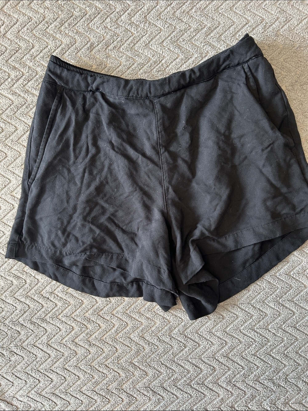 Women’s Black High Rise Playa Shorts